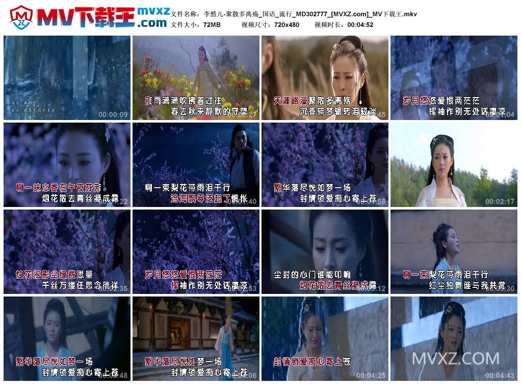 李然儿-聚散多离殇_国语_流行_MD302777